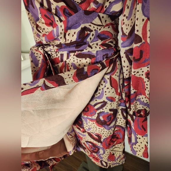 NWT Jane Wood Beautiful Wrap Dress Size 38 - Picture 8 of 10